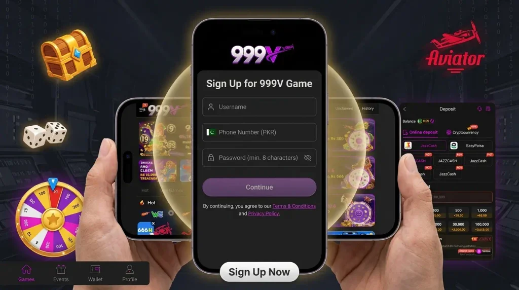 999V Game Signup